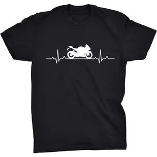 Linia Życia Motor Koszulka Dla Motocyklisty Puls - Koszulki męskie - miniaturka - grafika 1