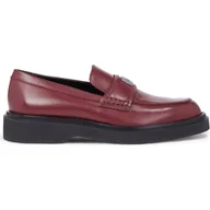 Półbuty damskie - Calvin Klein Skórzane loafersy - miniaturka - grafika 1