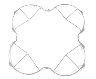 Osłony śmigieł do MJX X300A - białe - Akcesoria do drona - miniaturka - grafika 1