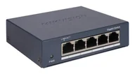 Pozostałe akcesoria sieciowe - Hikvision DS-3E0505-O łącza sieciowe Nie zarządzany Gigabit Ethernet (10/100/1000) Czarny DS-3E0505-O DS-3E0505-O - miniaturka - grafika 1