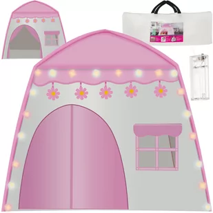 Namiot Domek Zamek dla Dzieci Pałac z Lampkami LED KRUZZEL - Namioty i tipi dla dzieci - miniaturka - grafika 1