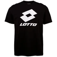 Koszulki męskie - Lotto 1124002 Męski T-shirt, Regular Fit Caviar L - miniaturka - grafika 1
