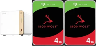 Serwer plików Qnap TS-462-4G + 2x Seagate IronWolf 4TB ST4000VN006 - Serwery plików NAS i macierze dyskowe - miniaturka - grafika 1