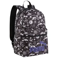 Plecaki - Plecak unisex Puma PHASE AOP czarny 07994814 - miniaturka - grafika 1