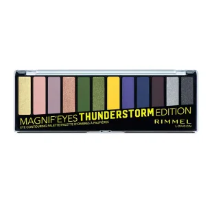 RIMMEL MAGNIFEYES PALETTE PALETA CIENI 010 THUNDERSTORM EDITION 14,16G - Cienie do powiek - miniaturka - grafika 1