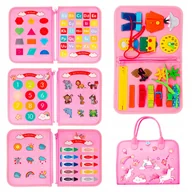 Zabawki sensoryczne - Tablica Manipulacyjna Walizka Zagadki Montessori Gra Z Rzepami Dla Dzieci - miniaturka - grafika 1