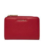 Portfele - Duży Portfel Damski Coccinelle MW5 Metallic Soft E2 MW5 11 D1 01 Czerwony - miniaturka - grafika 1