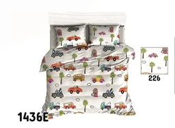 Extrapościel Pościel bawełniana 100x135 1436E biała Auta pojazdy policja straż pożarna 226N - Pościel dla dzieci Extrapościel Pościel bawełniana 100x135 1436E biała Auta pojazdy policja straż pożarna 226N - Pościel dla dzieci - miniaturka - grafika 1