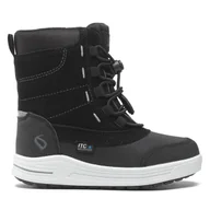 Buty dla dziewczynek - Śniegowce Leaf Jaren LJARE201M Czarny - miniaturka - grafika 1