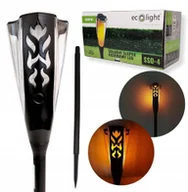 Lampy ogrodowe - ECO-LIGHT SOLARNY SŁUPEK OGRODOWY LED SSO-4 1600K IP65 WODOODPORNY EKO - miniaturka - grafika 1