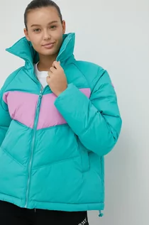 Kurtki damskie - Billabong kurtka damska kolor zielony zimowa oversize - grafika 1