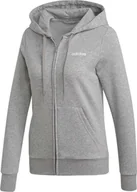 Bluzy damskie - Adidas Bluza damska W Essentials PLN FZ HD szara r. XS DU0664 - miniaturka - grafika 1