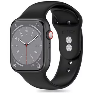 Pasek TECH-PROTECT Silicone do Apple Watch 4/5/6/7/8/9/SE (38/40/41mm) Czarny - Akcesoria do smartwatchy - miniaturka - grafika 1