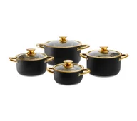 Garnki - Ambition Royal Steel Indukcja Stal nierdzewna 8 elementów - miniaturka - grafika 1