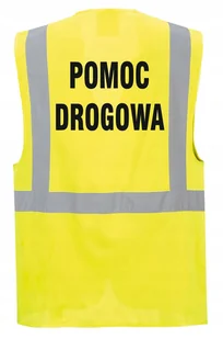 Kamizelka odblaskowa POMOC DROGOWA - kieszenie, nadruk, rozmiar S - Odzież robocza Kamizelka odblaskowa POMOC DROGOWA - kieszenie, nadruk, rozmiar S - Odzież robocza - miniaturka - grafika 1