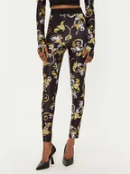 Legginsy - Versace Jeans Couture Legginsy 78HAC101 Czarny Slim Fit - miniaturka - grafika 1