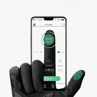 Rękawiczki rowerowe - Rękawiczki Rowerowe Rockbros 3-Sezonowe L Czarne Dotykowe - miniaturka - grafika 1