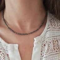 Naszyjniki - Naszyjnik z hematytem - miniaturka - grafika 1