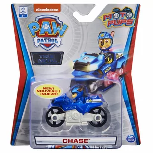 Pojazd Psi Patrol Die Cast Motocykl Chase - Samochody i pojazdy dla dzieci - miniaturka - grafika 1