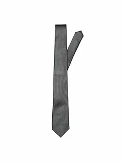 Krawaty i muchy męskie - SELECTED HOMME krawat męski jedwab, Szary (Duffel Bag Duffel Bag), jeden rozmiar - grafika 1
