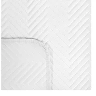 Narzuty - Euro Firany Narzuta Euro Welurowa wz. Sofia Biel 170x210 1206857 - miniaturka - grafika 1