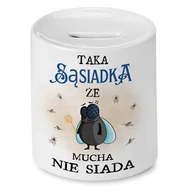 Skarbonki - Skarbonka Dla Sąsiadki na Urodziny na Prezent z Nadrukiem ze Zdjęciem - miniaturka - grafika 1