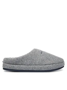 Tommy Hilfiger Kapcie Felt House FM0FM05614 Szary - Kapcie męskie - miniaturka - grafika 1