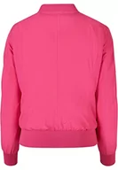 Kurtki damskie - Urban Classics Damska kurtka bomberka, lekka kurtka lotnicza dla kobiet, w wielu kolorach, rozmiary XS-XL, Hibiskus Pink, 4XL - miniaturka - grafika 1