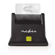 Części i akcesoria do laptopów - Czytnik kart chipowych Nedis CRDRU2SM3BK (CRDRU2SM3BK) - miniaturka - grafika 1