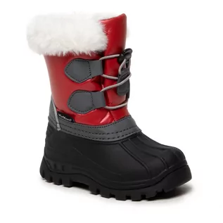 Buty dla chłopców - Śniegowce KICKERS - Sealsnow 653265-10 M Red/Black 41 - grafika 1