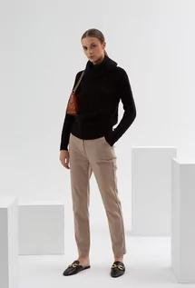 Spodnie damskie - Spodnie typu cygaretki - Femestage - grafika 1