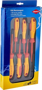 Knipex VDE 6-częściowy zestaw wkrętaków krzyżowych Pozidriv, krzyżakowych Phillips (00 20 12 V03) - Zestawy narzędziowe - miniaturka - grafika 1