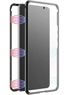 Black Rock - Etui 360 stopni Glass Case pasuje do Samsung Galaxy A53 5G I etui na telefon komórkowy, zamknięcie magnetyczne, przezroczyste, z czarną ramką) - Etui i futerały do telefonów - miniaturka - grafika 1