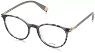 Okulary przeciwsłoneczne - Furla Damskie okulary przeciwsłoneczne Vfu591, Shiny Havana Blue, 48, Shiny Havana Blue - miniaturka - grafika 1