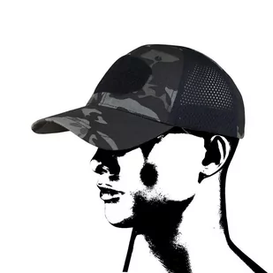 Camo Military Gear - Czapka Baseball Mesh Multicam Black - Odzież taktyczna i umundurowanie - miniaturka - grafika 1