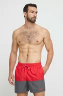 Stroje kąpielowe - Nike szorty kąpielowe Split kolor czerwony - miniaturka - grafika 1