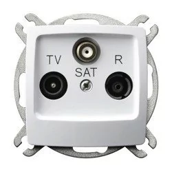 Ospel elektro Gniazdo RTV-SAT końcowe - Karo GPA-SS/M/00 - Gniazdka elektryczne - miniaturka - grafika 1