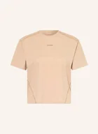 Koszulki sportowe damskie - Salomon T-Shirt Trackline weiss - miniaturka - grafika 1