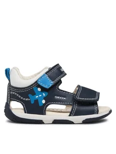 Geox Sandały B Sandal Tapuz Boy B150XB000BCC0693 Granatowy - Buty dla chłopców - miniaturka - grafika 1