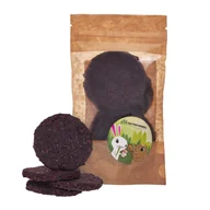 Przysmaki dla gryzoni - FACTORYHERBS Ciasteczka z marchwi z siemieniem lnianym - przysmak dla gryzoni i królika - 100g - miniaturka - grafika 1
