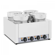 Inne urządzenia gastronomiczne - Stacja do zup - 4 x 7 l - 2000 W - połysk - Royal Catering RC_BM_04 - miniaturka - grafika 1