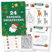 Ozdoby bożonarodzeniowe - Edukacyjny kalendarz adwentowy - 24 KARTY z zadaniami świątecznymi - miniaturka - grafika 1