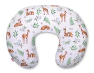 Poduszki do karmienia - Poduszka rogal do karmienia fasolka rozbieralna- sarenki - miniaturka - grafika 1