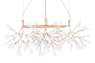 KING HOME Lampa wisząca FLORA 80 miedziana - LED, metal - Lampy sufitowe - miniaturka - grafika 1