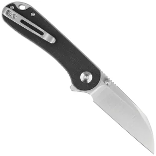 Nóż składany Civivi Elementum Wharncliffe Black Canvas Micarta, Satin Nitro-V (C18062AF-3) - Noże - miniaturka - grafika 3