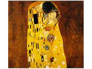 Fototapety - Oobrazy Fototapeta Pocałunek wg Gustav Klimt, 6 elementów, 268x240 cm - miniaturka - grafika 1