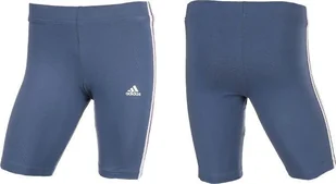 Adidas Spodenki damskie adidas Essentials 3-Stripes Bike Shorts niebieskie HD1803 XS - Spodenki rowerowe - miniaturka - grafika 1