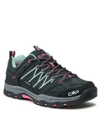 Buty trekkingowe dziecięce - CMP Trekkingi Kids Rigel Mid Trekking Shoe Wp 3Q12944J Turkusowy - miniaturka - grafika 1