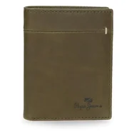 Portfele - Pepe Jeans Staple Pionowy portfel z uchwytem na karty Zielony 8,5 x 10,5 x 1 cm Skóra by Joumma Bags, Zielony, Talla única, Pionowy portfel z uchwytem na karty - miniaturka - grafika 1