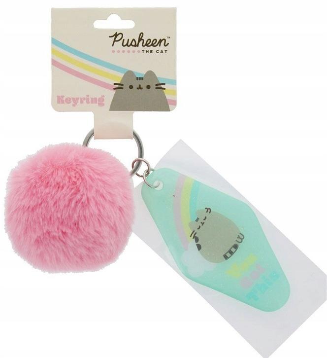 Kot Pusheen Puszin fantastyczny brelok do kluczy lub plecaka Puchaty